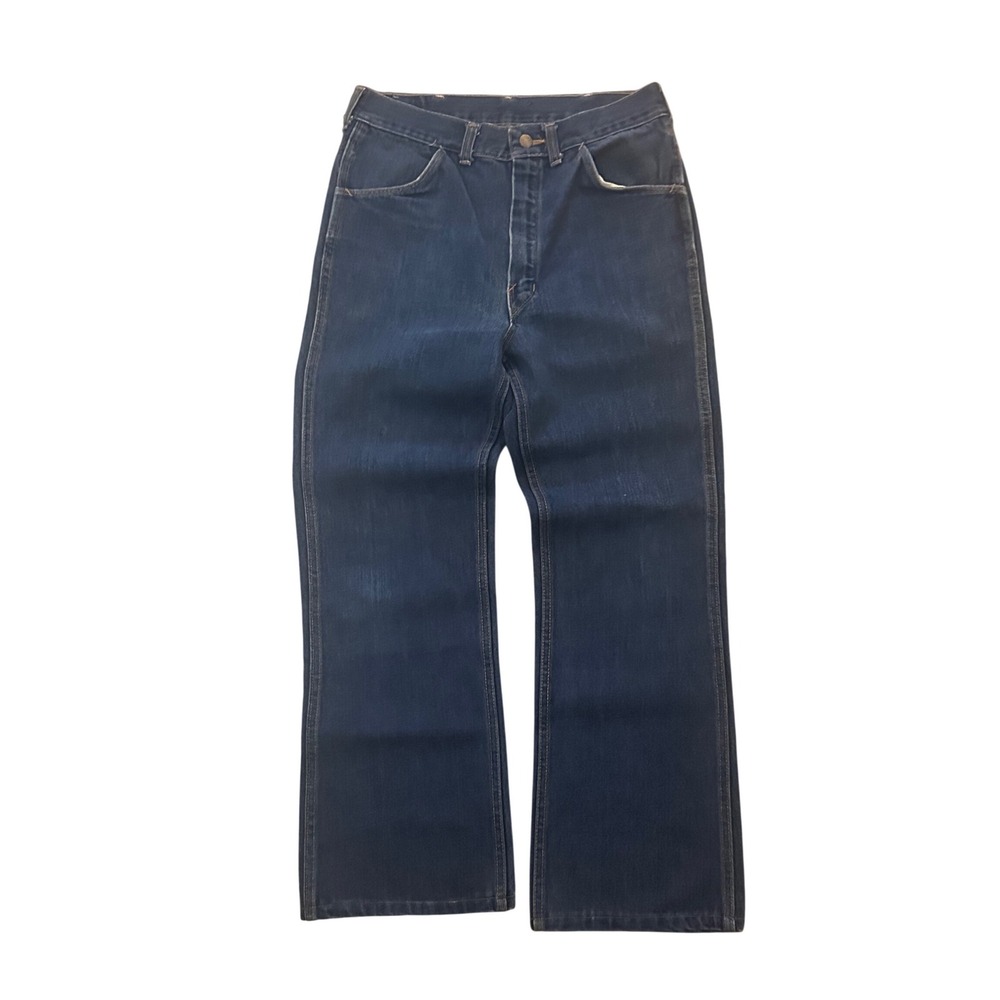 Vintage Big Yank‎ Mens Dark Wash Denim Jeans Made in USA Union Made W34 L34